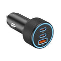 3-Port USB C Fast Car Charger